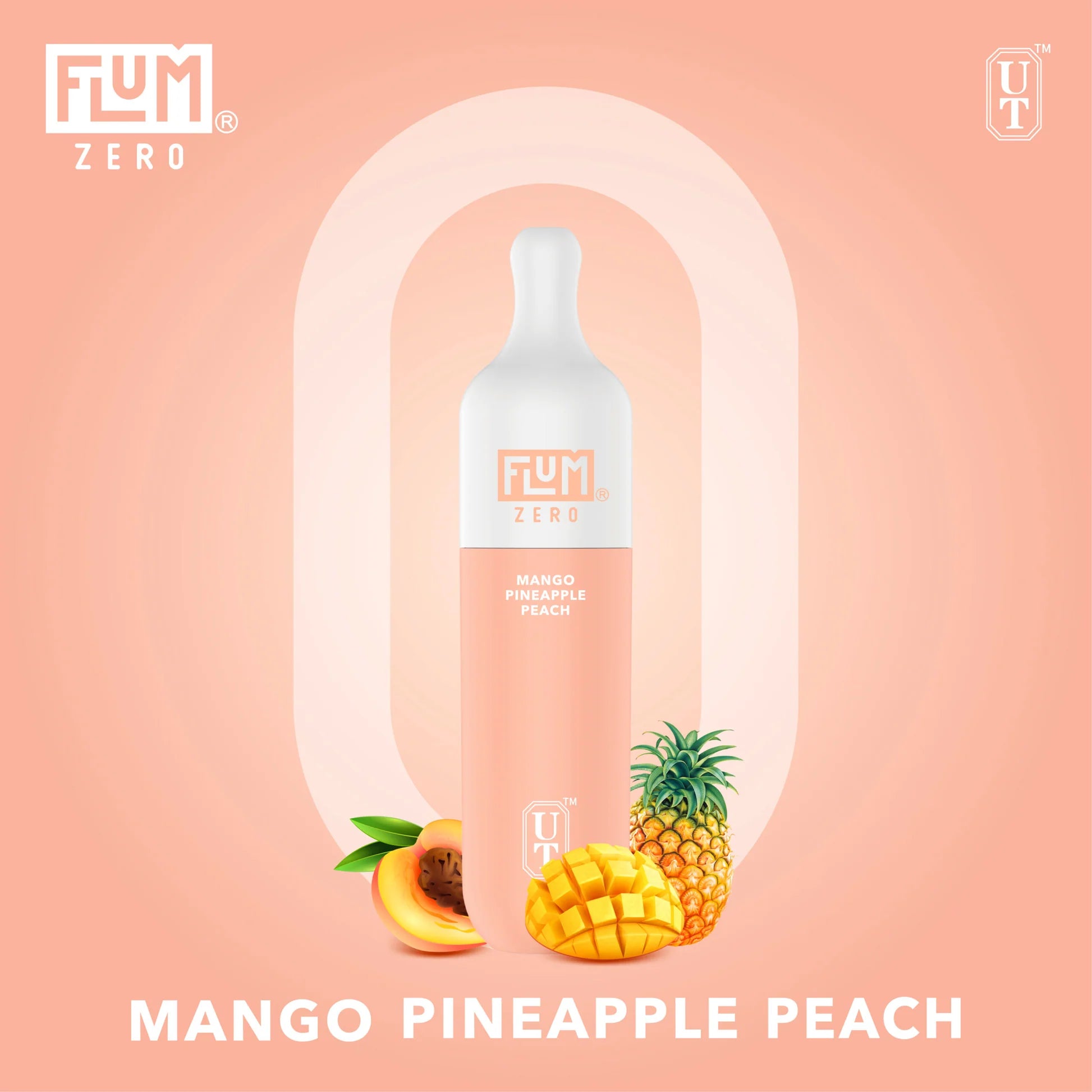 Flum ZERO Disposable 0% - MANGO PINEAPPLE PEACH