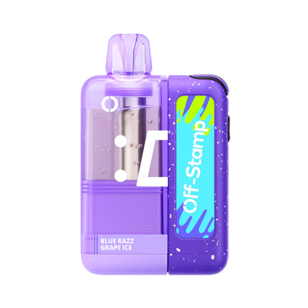 BLUE RAZZ GRAPE ICE OFF STAMP X-CUBE KIT (CRYSTAL)