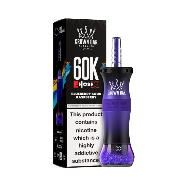 BLUEBERRY-SOUR-RASPBERRY_7f6c1731-972d-4698-96d5-cf6108d0e957 Blueberry Sour Raspberry Al Fakher Crown Bar Vape 60K