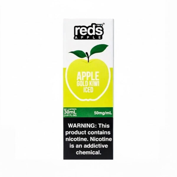 Gold Kiwi Iced- Reds Apple E-Juice - 7 Daze Salt - 30mL