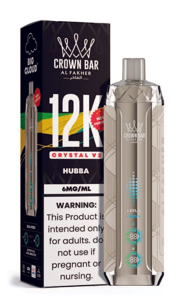 Hubba AL Fakher Crown Bar Crystal V2 Disposable Vape