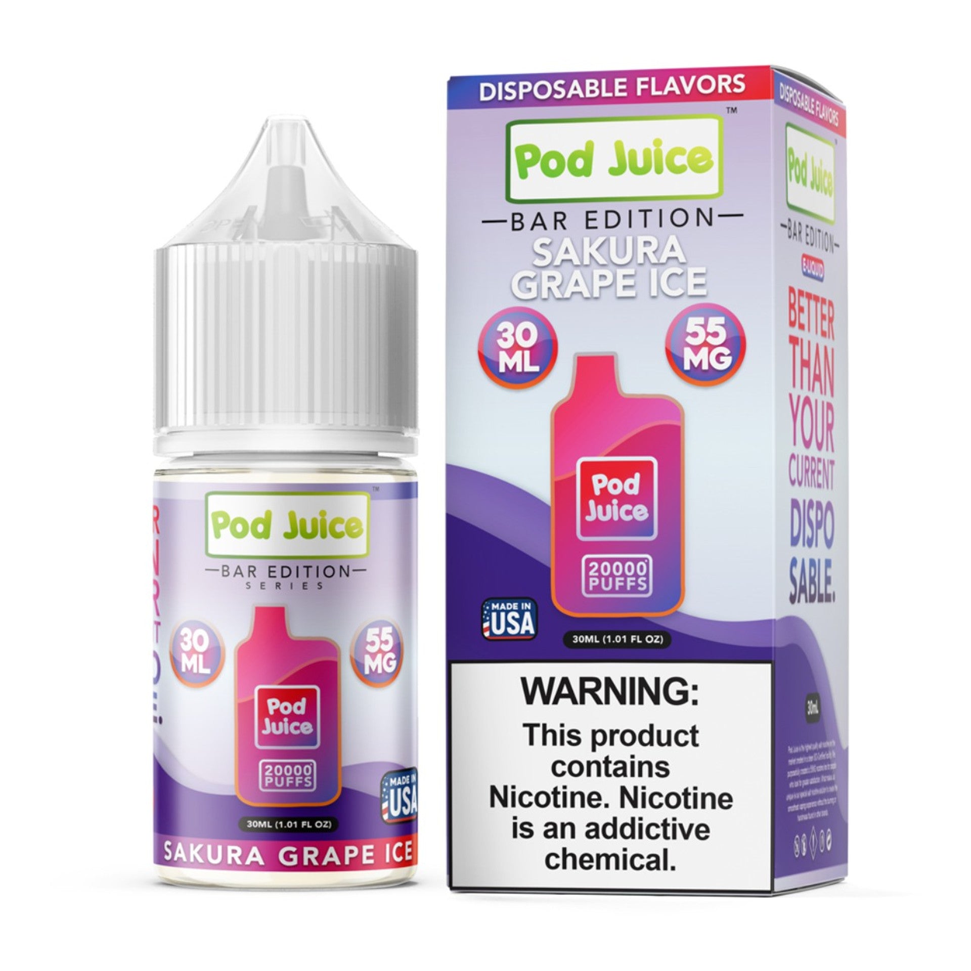 SAKURA GRAPE ICE POD JUICE