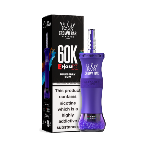 blueberry-gum_9cdfda0d-2004-4cb2-9636-5593494a2583 Blueberry Gum Al Fakher Crown Bar Vape 60K