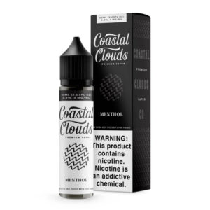 coastal-clouds-menthol-ejuice_1080x1080_b76d66a1-3889-4831-88e6-6a477bf6cde9 Coastal Clouds Menthol vape juice bottle and packaging on a white background