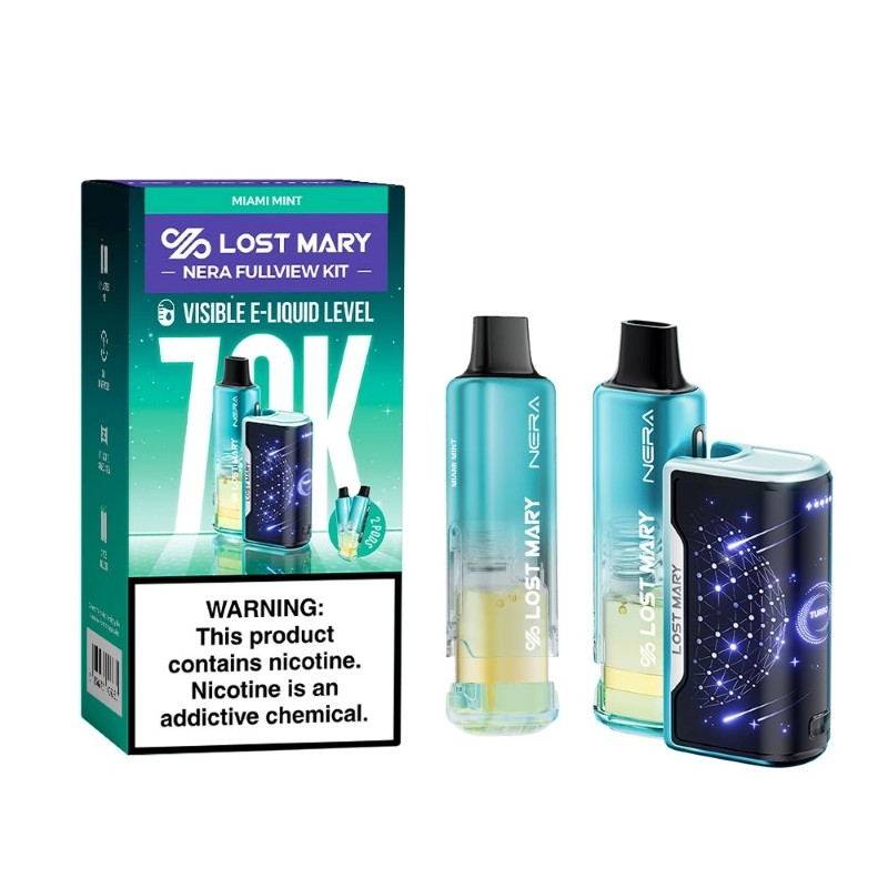 MIAMI MINT LOST MARY NERA FULLVIEW 70K DISPOSABLE VAPE KIT