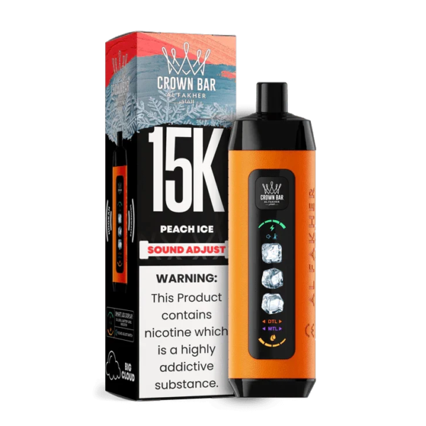 Peach Ice Al Fakher Crown Bar Ice Adjust 15k 
