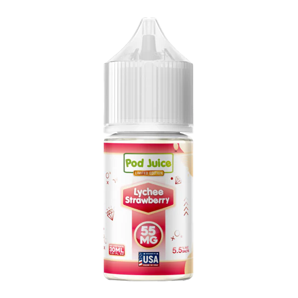 pod-juice_Lychee-Strawberry_600x600_4b73ec60-8ec7-4ada-80c9-e7946f8ca5b1 Pod Juice Lychee Strawberry e-liquid bottle on a white background