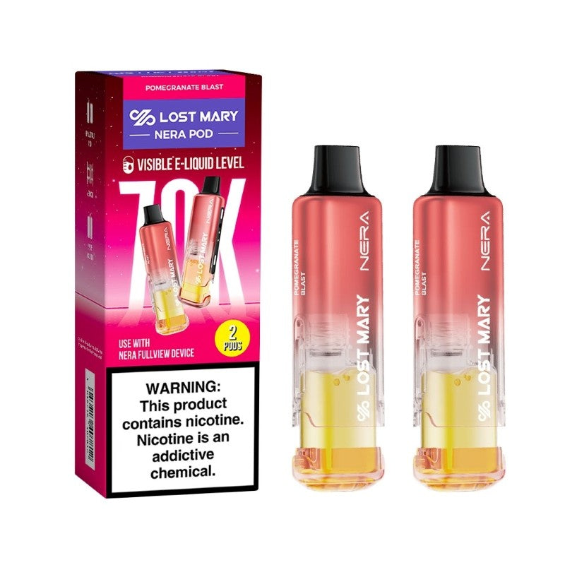 POMEGRANATE BLAST LOST MARY NERA FULLVIEW 70K DISPOSABLE PODS