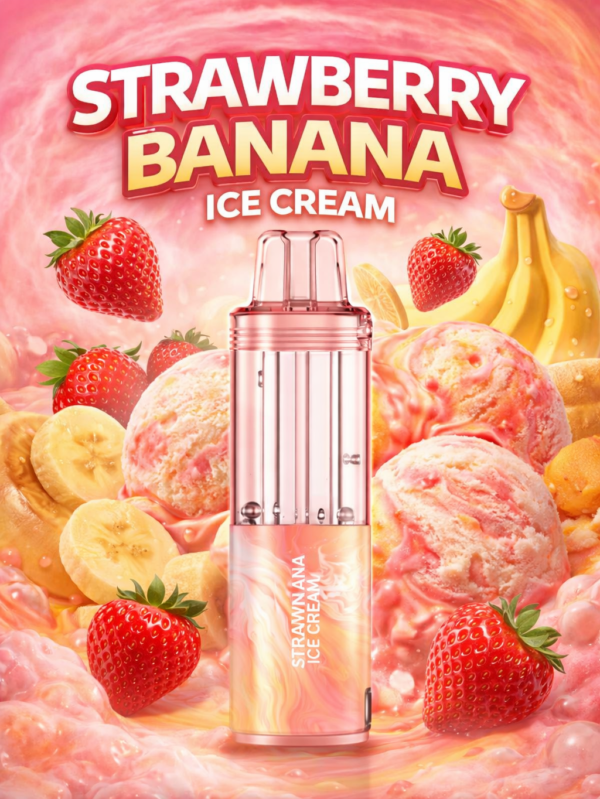 Strawnana Ice Cream Foger Switch Replacement 30K Pods