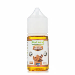 unnamed_8_d95eb00e-7feJewel_Tobacco_-_Pod_Juice_-_30mL5-4443-a152-2fe4b884a71b Pod Juice Jewel Tobacco e-liquid bottle on a white background