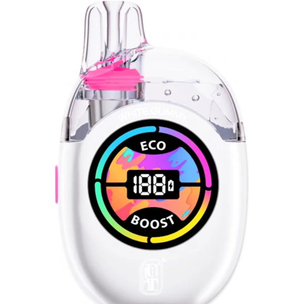 White Gummy Flum UT 50K (Clear Tank) 
