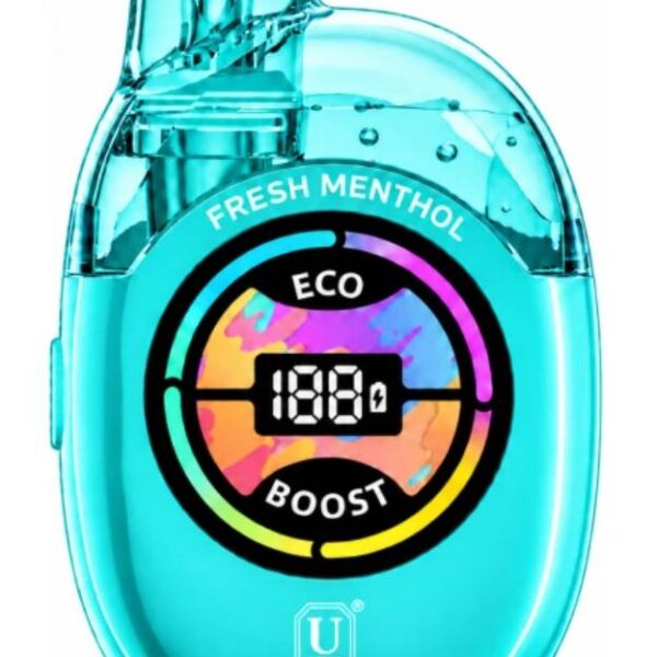 Fresh Menthol Flum UT 50K Clear Tank disposable vape