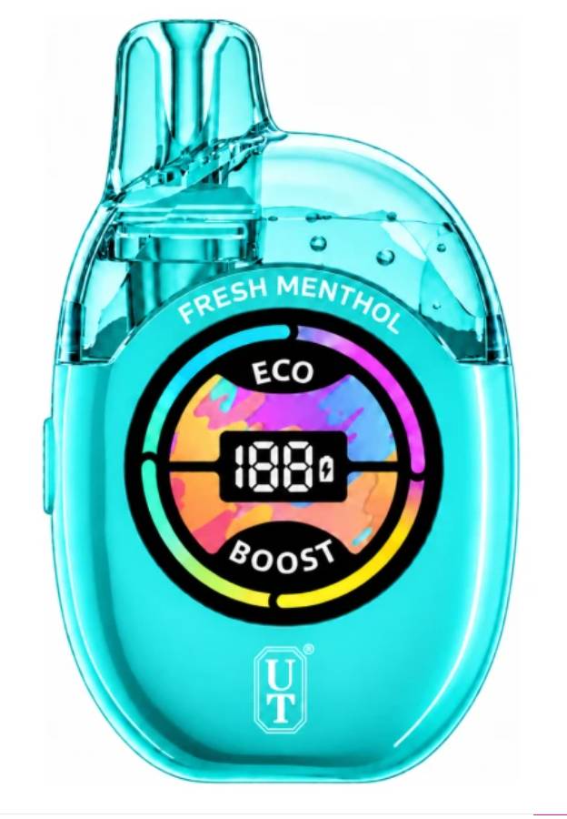 Fresh Menthol Flum UT 50K Clear Tank disposable vape