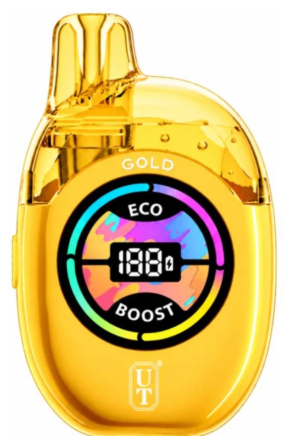 Gold Flum UT 50K Clear Tank disposable vape