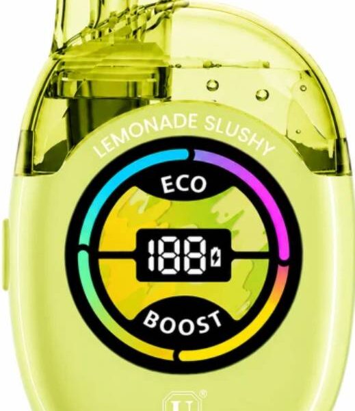 Lemonade Slushy Flum UT 50K Clear Tank disposable vape