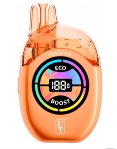 Peach Ice Flum UT 50K Clear Tank disposable vape