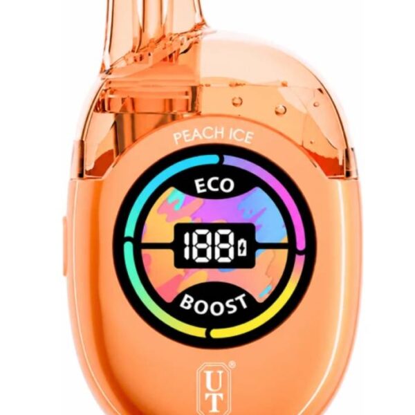Peach Ice Flum UT 50K Clear Tank disposable vape
