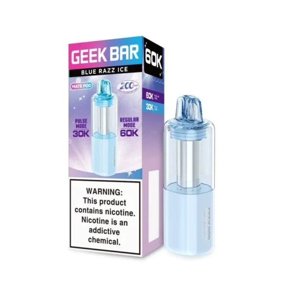 Blue Razz Ice Geek Bar Mate Pod 60K