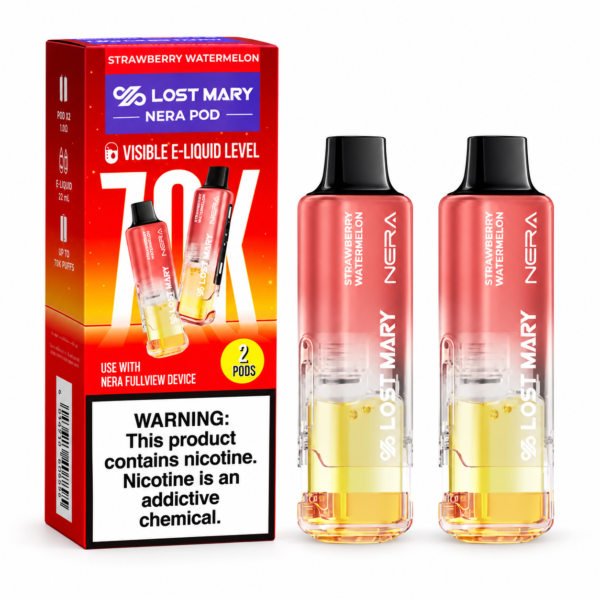 Strawberry Watermelon Lost Mary Nera Fullview 70K Disposable Pods