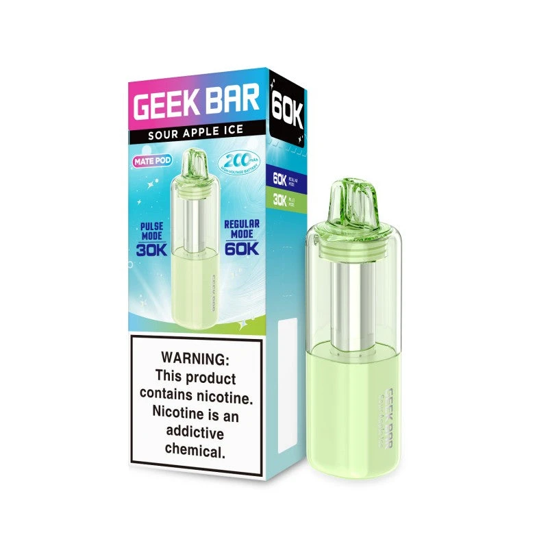 Sour Apple Ice Geek Bar Mate Pod 60K