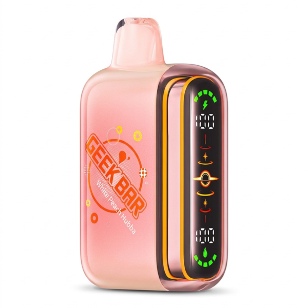 White Peach Hubba Geek Bar Pulse 2 25K disposable vape