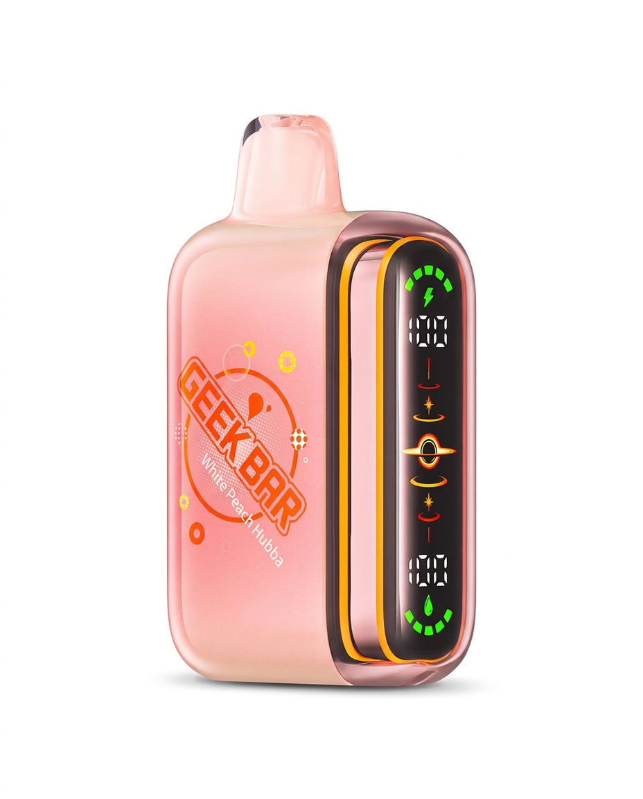 White Peach Hubba Geek Bar Pulse 2 25K disposable vape