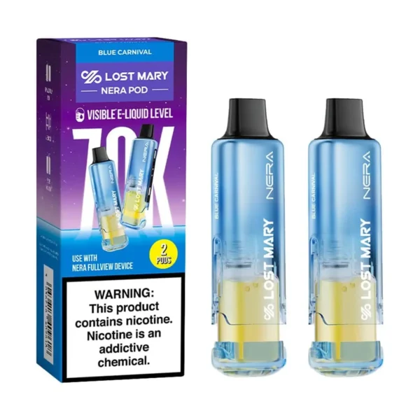 Blue Carnival Lost Mary Nera Fullview 70K Disposable Pods