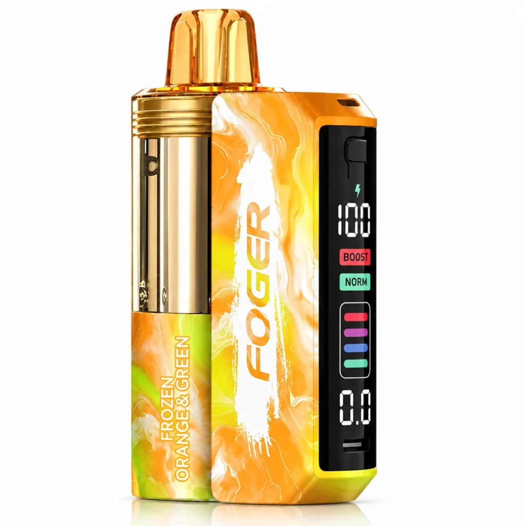 Frozen Orange Green Foger Switch Pro Kit 30K disposable vape kit