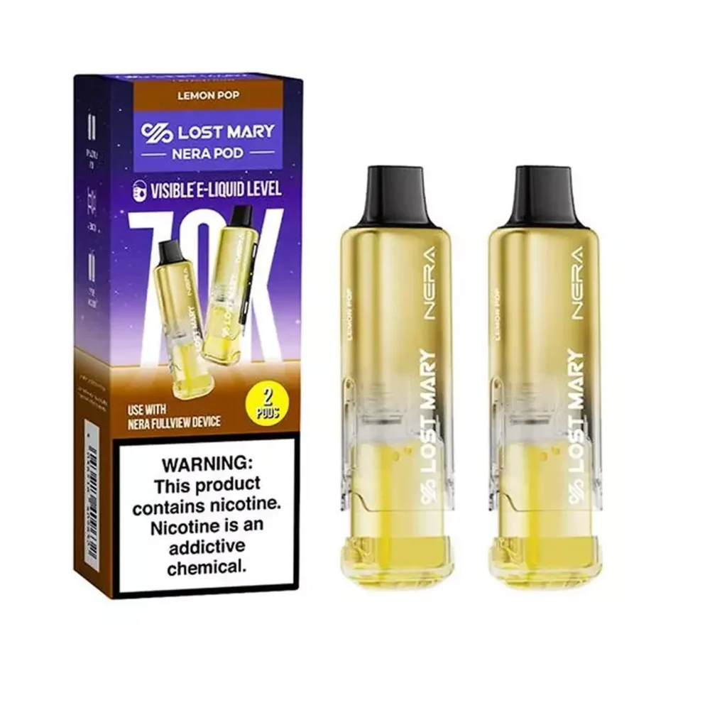 Lemon Pop Lost Mary Nera Fullview 70K Disposable Pods